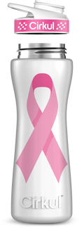 Breast Cancer Awareness Ribbon Bottle