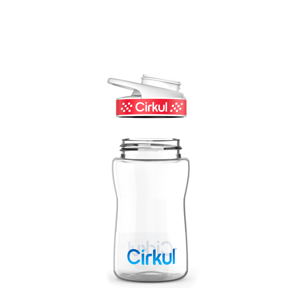 12oz. Plastic Bottle & Comfort Grip Lid