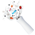 FREE 22oz. White Stainless Steel Bottle & Comfort-Grip Lid